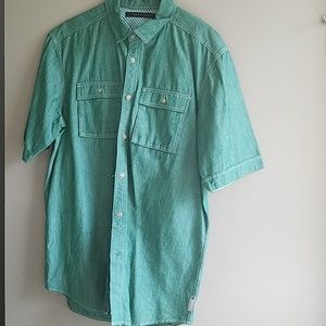 Green Buttoned Down Shirt